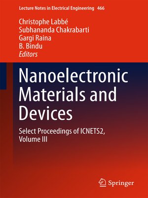 cover image of Nanoelectronic Materials and Devices